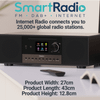  Majority Quadriga All-in-One Music System, CD Plater, Radio, BT Speaker | 1000002837 