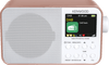Kenwood CR-M30DAB-R Portable DAB+ Radio with Bluetooth, Built-in Battery & 6.1 cm Colour Display, Rose Gold/White | CRM30DABR