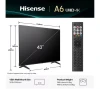  Hisense 43 Inch 4K Smart TV Series A61Q 