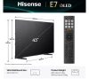 Hisense 43 Inch 4K QLED Smart TV Series E71Q | 43E71Q