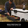  Ninja FrostVault 65QT/61L Wheeled Cooler with Dry Zone - Cloud White | FB265EUUKWH 