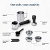Delonghi Dedica Duo with Advanced Milk Steam Wand & Cold Brew Option - Stainless Steel | EC890.M