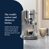 Delonghi Dedica Duo with Advanced Milk Steam Wand & Cold Brew Option - Stainless Steel | EC890.M