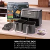 Ninja 6-in-1 Dual Zone Air Fryer 7.6L - Grey | DZ300UK
