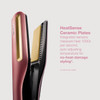 Shark SilkiPro Straight Hair Straightener + Dryer in One Tool with Heat-Resistant Storage Case - Rose Petal | HT401UKPK