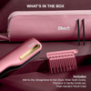 Shark SilkiPro Straight Hair Straightener + Dryer in One Tool with Heat-Resistant Storage Case - Plum Satin | HT401UKPU 