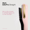  Shark SilkiPro Straight Hair Straightener + Dryer in One Tool with Heat-Resistant Storage Case - Plum Satin | HT401UKPU 