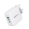 Groove Dual USB-C & USB-A 100W GaN Wall Charger with Power Delivery - White | GVMA110WE 