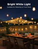 Govee H7020 RGBIC Smart Outdoor String Lights – 15m | 15 Bulbs | Wi-Fi & Bluetooth | H70202B1 