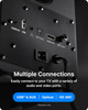 Majority D50X Bookshelf Bluetooth Speakers - Wireless Active Speakers Pair - Black | 1000003124