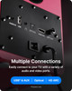 Majority D50X Bookshelf Bluetooth Speakers - Wireless Active Speakers Pair - Red | 1000003128