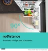  Siemens IQ300 Free-standing Fridge-Freezer 186 x 60 cm  - Brushed steel | KG36NVICG 