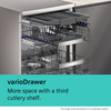 Siemens IQ500 Free-Standing Dishwasher 60cm - Brushed Black Steel | SN25EC13CE