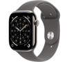 Apple Watch Series 11 GPS + Cellular 46mm Natural Titanium Case with Stone Grey Sport Band - S/M | MFCW4MP/A