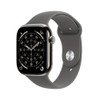 Apple Watch Series 11 GPS + Cellular 42mm Natural Titanium Case with Stone Grey Sport Band - M/L | MF8N4MP/A