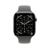 Apple Watch Series 11 GPS + Cellular 42mm Natural Titanium Case with Stone Grey Sport Band - M/L | MF8N4MP/A