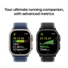 Apple Watch Ultra 3 GPS + Cellular 49mm Black Titanium Case with Black Titanium Milanese Loop - Medium | MF1Q4DH/A