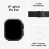 Apple Watch Ultra 3 GPS + Cellular 49mm Black Titanium Case with Black Titanium Milanese Loop - Medium | MF1Q4DH/A