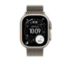 Apple Watch Ultra 3 GPS + Cellular 49mm Natural Titanium Case with Natural Titanium Milanese Loop - Large | MF0E4DH/A