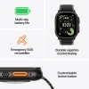 Apple Watch Ultra 3 GPS + Cellular 49mm Natural Titanium Case with Natural Titanium Milanese Loop - Large | MF0E4DH/A