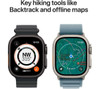 Apple Watch Ultra 3 GPS + Cellular 49mm Black Titanium Case with Black/Charcoal Trail Loop - M/L | MF1H4DH/A