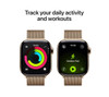 Apple Watch Series 11 GPS + Cellular 42mm Gold Titanium Case with Gold Milanese Loop | MF8Y4MP/A