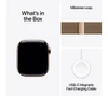  Apple Watch Series 11 GPS + Cellular 42mm Gold Titanium Case with Gold Milanese Loop | MF8Y4MP/A 
