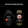 Apple Watch Series 12 GPS 46mm Space Grey Aluminium Case with Navy Blue Sport Band - S/M | MJEH4MP/A