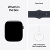 Apple Watch Series 12 GPS 46mm Space Grey Aluminium Case with Navy Blue Sport Band - M/L | MJEJ4MP/A