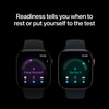 Apple Watch Series 12 GPS 46mm Space Grey Aluminium Case with Navy Blue Sport Band - M/L | MJEJ4MP/A