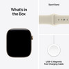 Apple Watch Series 12 GPS 46mm Light Gold Aluminium Case with Sand Sport Band - M/L | MJEP4MP/A