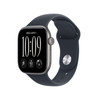 Apple Watch Series 12 GPS + Cellular 46mm Space Grey Aluminium Case with Navy Blue Sport Band - M/L | MJG74MP/A