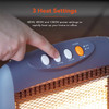 Warmlite WL42005 1200W Halogen Heater | Grey | WL42005