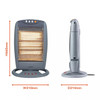 Warmlite WL42005 1200W Halogen Heater | Grey | WL42005