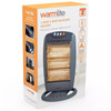 Warmlite WL42005 1200W Halogen Heater | Grey | WL42005