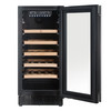  PowerPoint 19 Bottle Wine Cooler – 30cm | Single Temperature Zone | Black Glass | P3919HSZ 