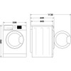  Whirlpool Freestanding 10KG 1400 Spin Washing Machine  | W8 W046WR UK 