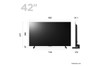  LG OLED evo C3 42 inch 4K Smart TV | OLED42C34LA 