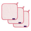 Clevamama ClevaMama Bamboo Baby Washcloth Set (3Pk) - Pink | 3535 