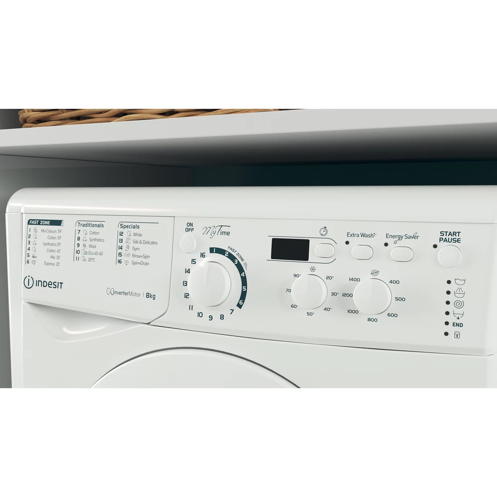 Sia SWM80WM 8Kg 1400Rpm Washing Machine In White