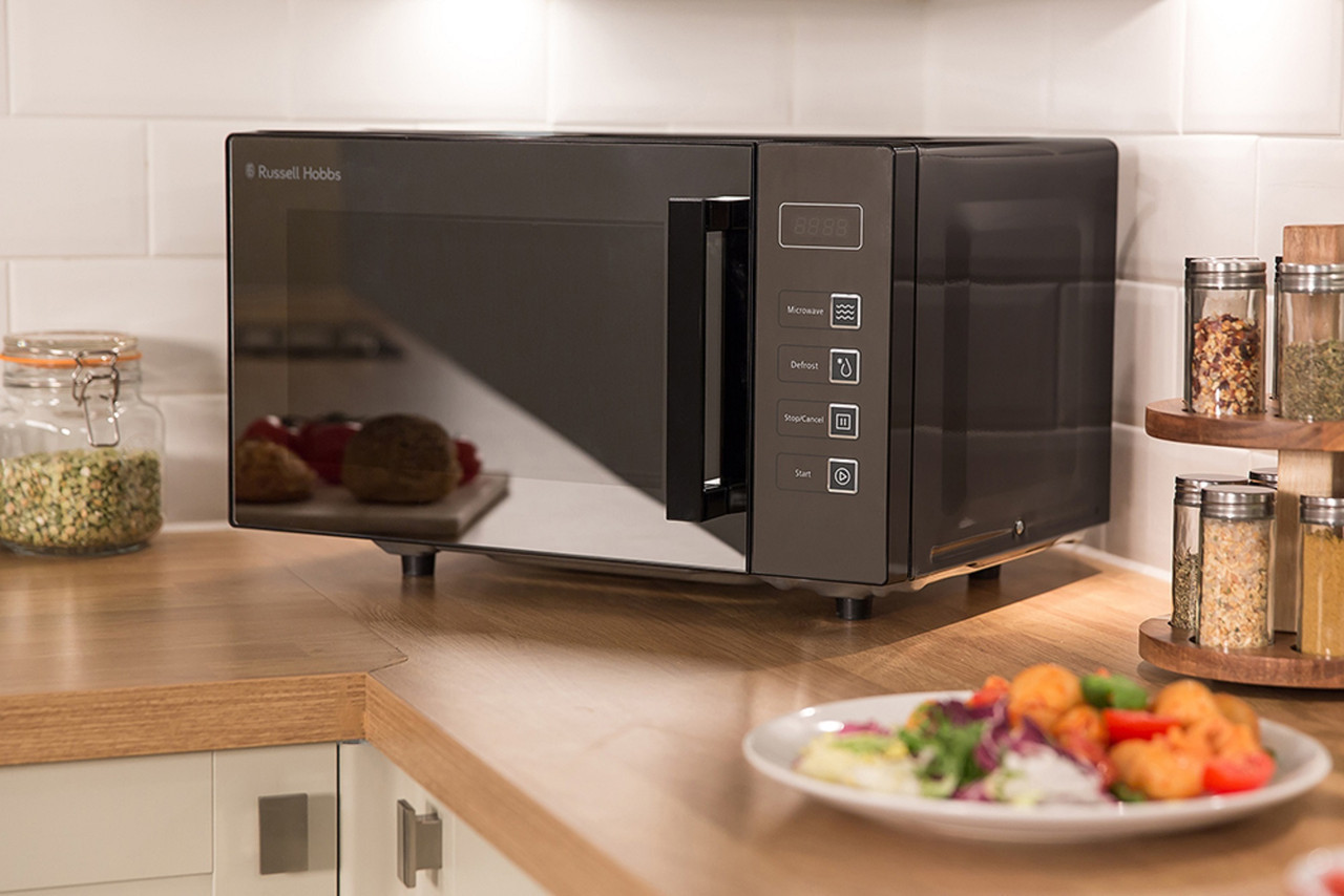 Russell Hobbs 23L Digital Flatbed Microwave Black RHEM2301B