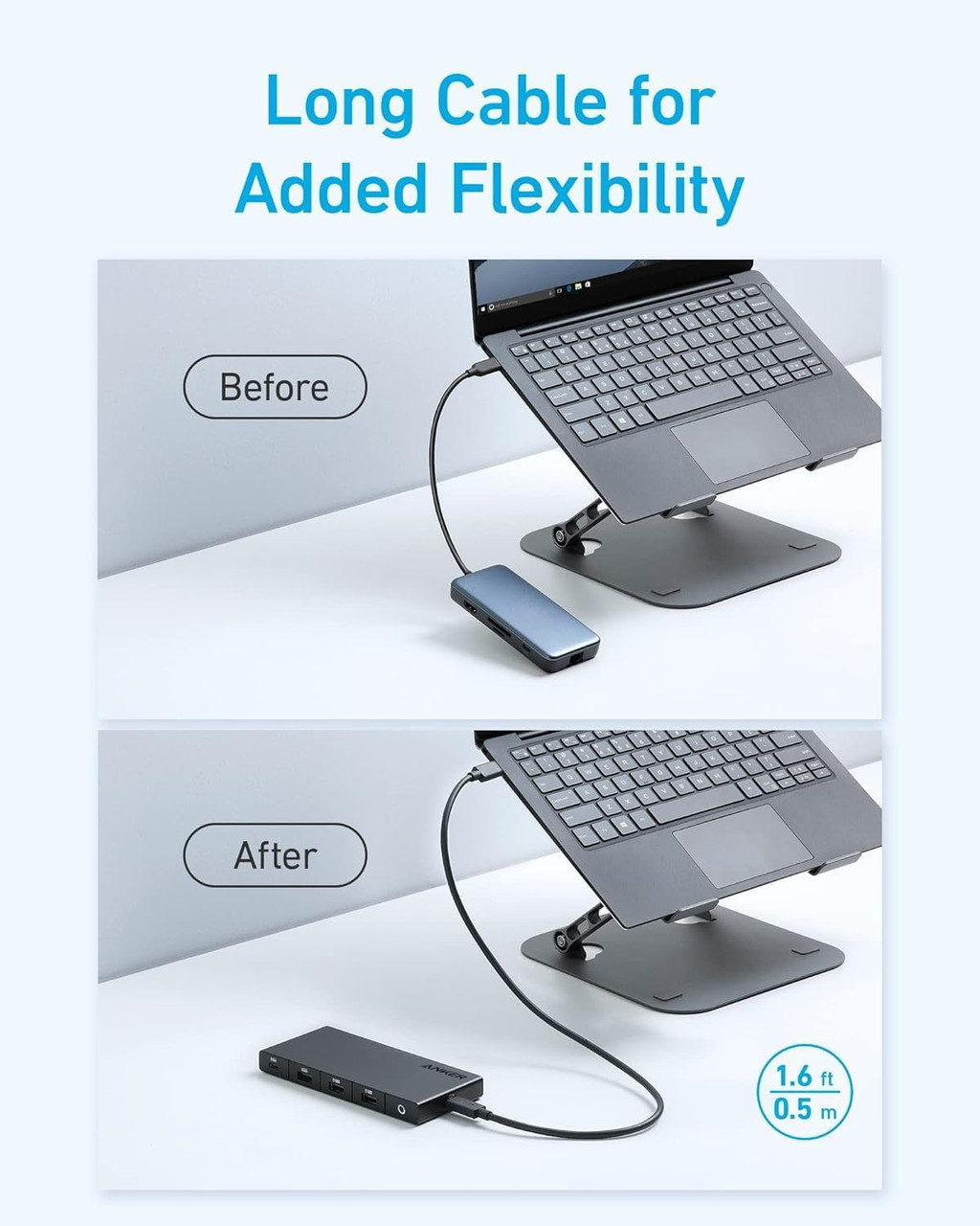 Anker 364 USB-C Hub (10-in-1, Dual 4K HDMI) | A83A2G11