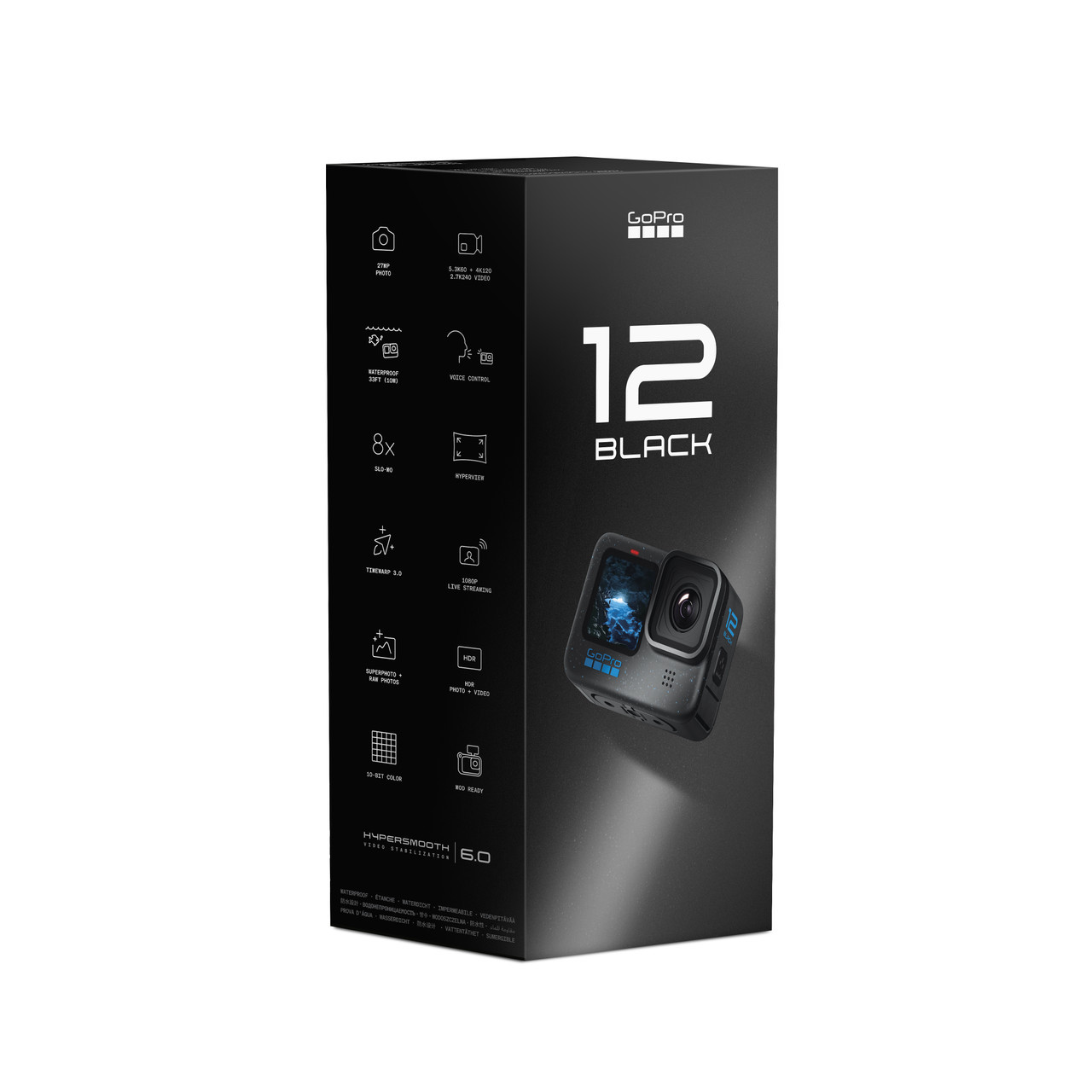GoPro Hero 12 Action Camera - Black | CHDHX-121-RW