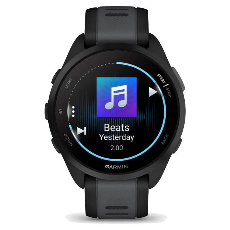 Garmin Forerunner 165 Music - Black and Slate Grey | 010-02863-30