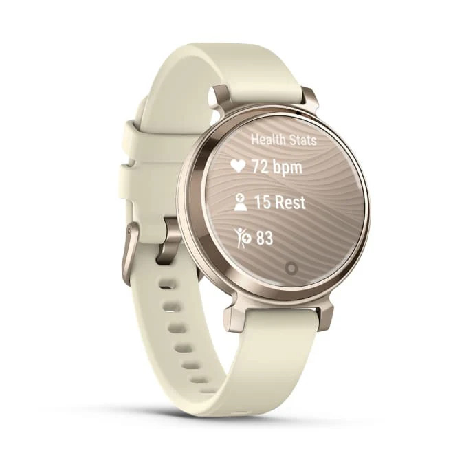 Garmin Lily Cream Gold w/ Coconut Silicone Band 010-02839-00