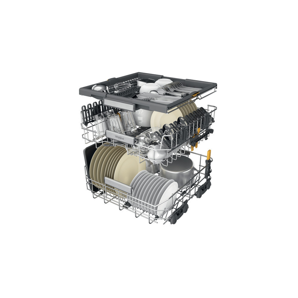 Whirlpool 15 Place Freestanding 60cm MaxiSpace Dishwasher - Silver
