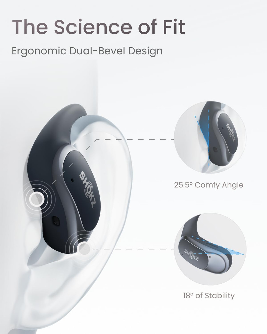 Shokz OpenFit Air Open-Ear True Wireless Earbuds - Black | 38
