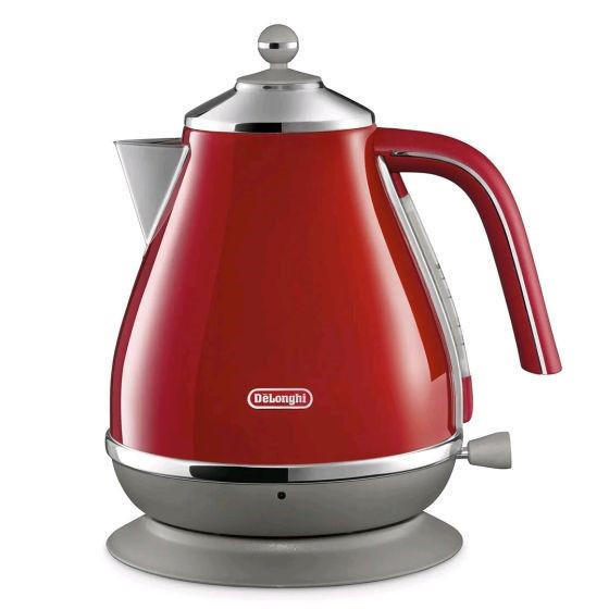 HOT Stainless Steel Delonghi Red Kettle And Toaster DeLonghi
