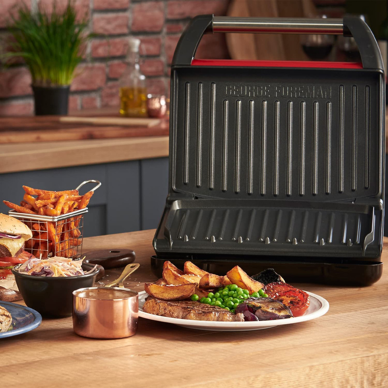 George Foreman Red Portion Grill 25040