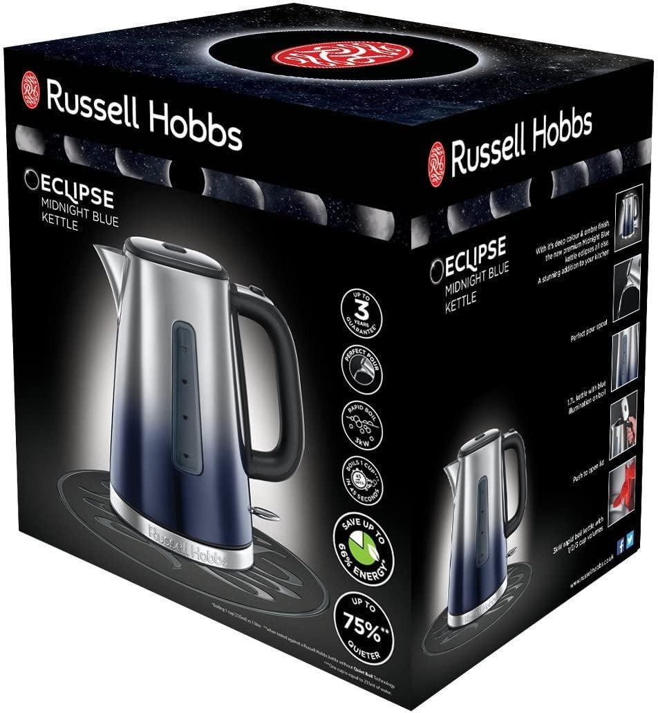 Midnight Blue Kettle Russell Hobbs Eclipse Kettle And Toaster